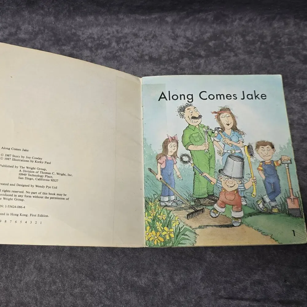 Vintage Sunshine Books The Wright Group Story By Joy Cowley 1980's Paperback
